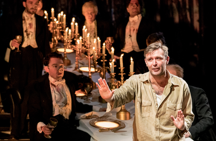 James McArdle in Peter Gynt at the National Theatre, London. Photo: Manuel Harlan