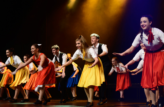 Students performing at Liverpool Theatre School