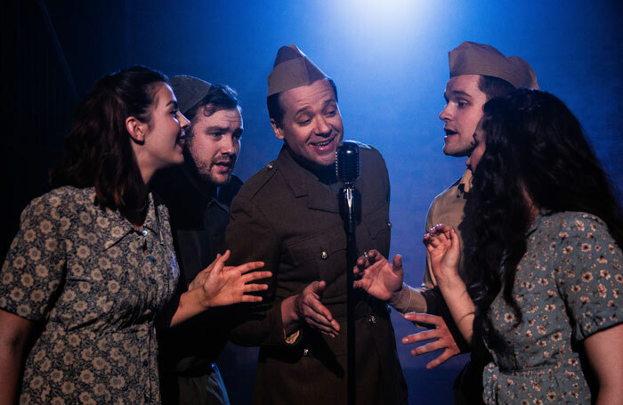 The cast of Hello Again at the Union Theatre, London. Photo: Mark Senior