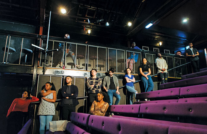 Participants in the Open Door scheme at the Pleasance Theatre. Photo: Helen Murray