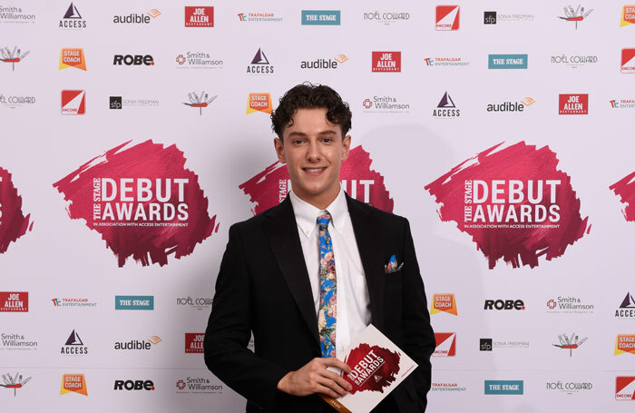 Jac Yarrow won the Joe Allen Best West End Debut award. Photo: Alex Brenner