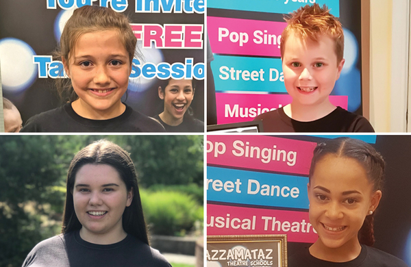 Razzamataz Theatre Schools and The Stage Scholarship winners 2019