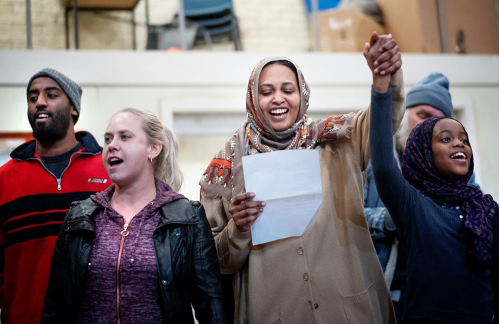 A scene from Faith, Hope and Charity at the National Theatre. Photo: Sarah Lee