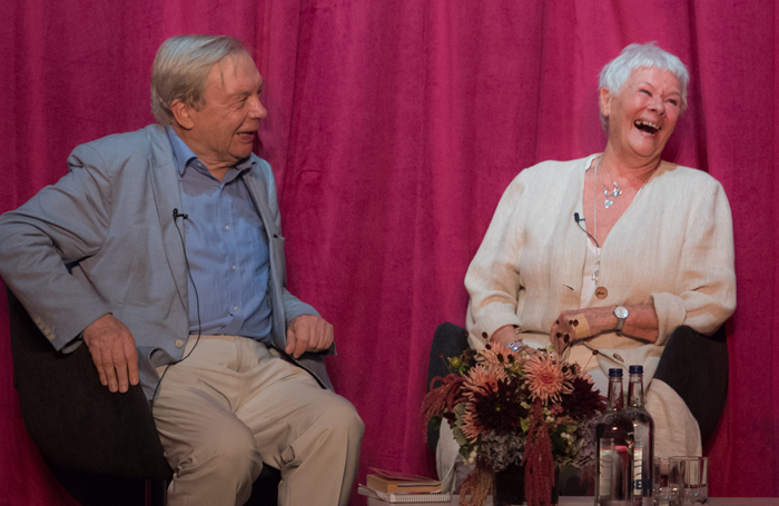 Michael Billington and Judi Dench. Photo: Craig Sugden