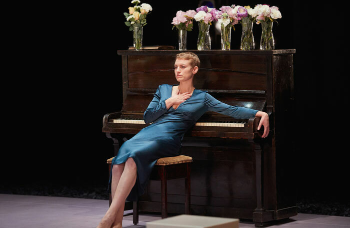 Heledd Gwynn in Hedda Gabler at the Sherman Theatre, Cardiff. Photo: Mark Douet