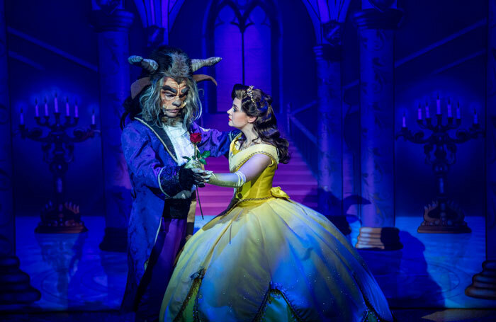 Ben Richards and Georgia Lennon in Beauty and the Beast at Grand Opera House, Belfast