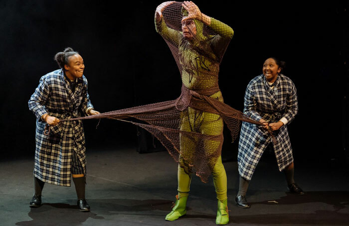 Mae Munuo, Paul McEwan and Rose-Marie Christian in The Canterville Ghost at London's Unicorn Theatre. Photo: Manuel Harlan