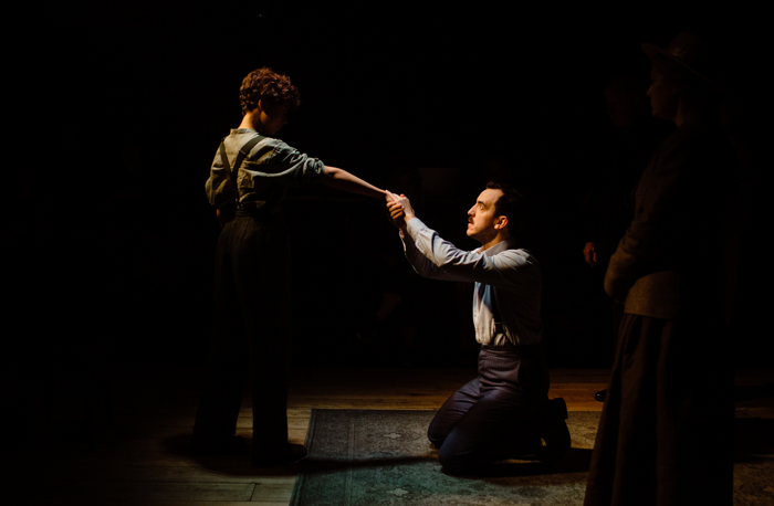 Bruno Ben Tovim and Jamie Wilkes in The Wind of Heaven at Finborough Theatre. Photo: Stefan Hanegraaf