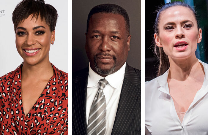 Cush Jumbo (photo: Alex Brenner), Wendell Pierce, Hayley Atwell