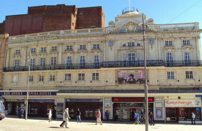 Blackpool Opera House and Winter Gardens. Photo: Rept0n1