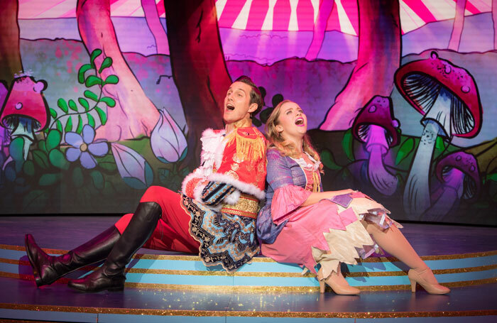 James Bisp and Grace Chapman in Cinderella at Fairfield Halls, Croydon. Photo: Craig Sugden