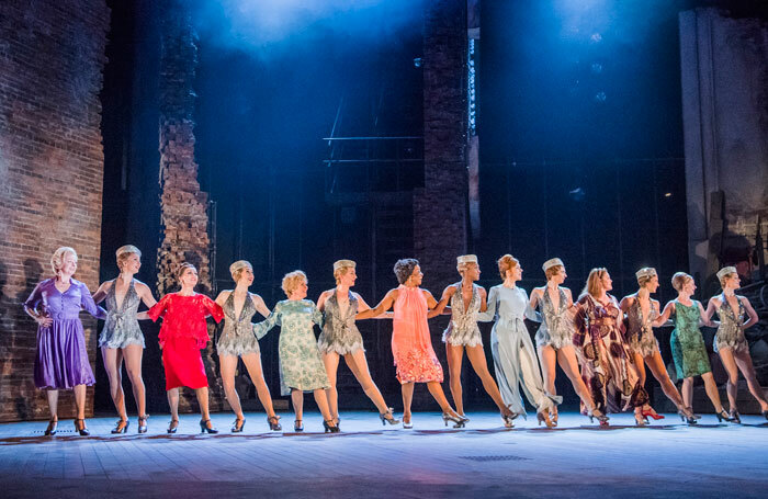 Cast of Follies at the National Theatre. Photo: Tristram Kenton