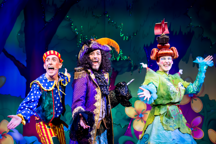 The cast of Peter Pan at Gatehouse Theatre, Stafford