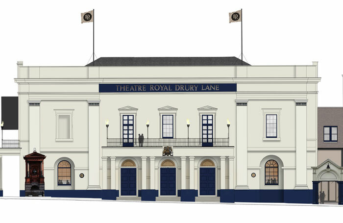 Exterior of the Theatre Royal Drury Lane