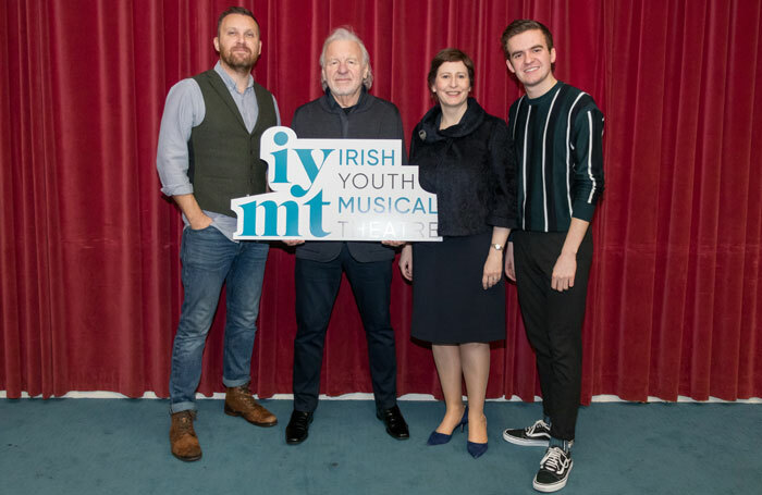 Left to right: David Shannon, Colm Wilkinson, Deborah Kelleher, Séimí Campbell. Photo: Guy Boggan