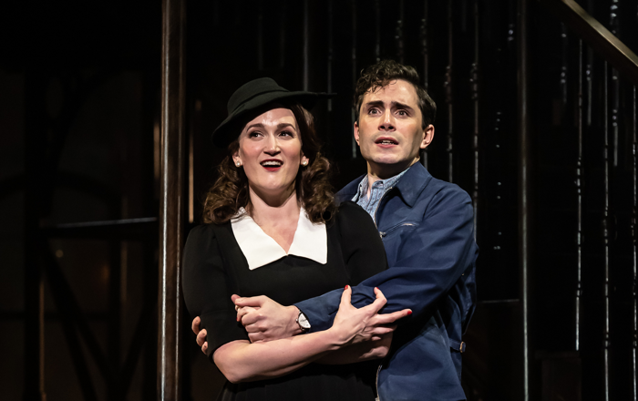 Gillene Butterfield and Alex Banfield in Street Scene at Grand Theatre Leeds. Photo: Clive Barda