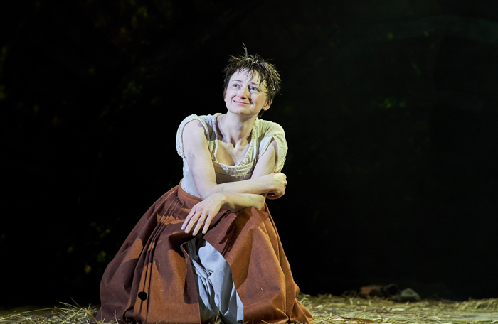 Jodie McNee in Faustus: That Damned Woman at Lyric Hammersmith, London. Photo: Manuel Harlan