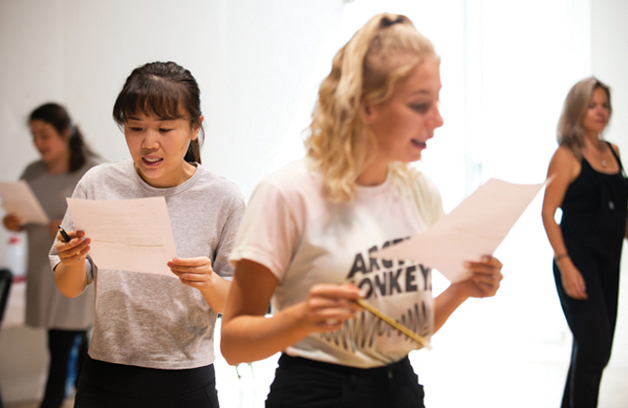 Drama school students. Photo: Patrick Baldwin