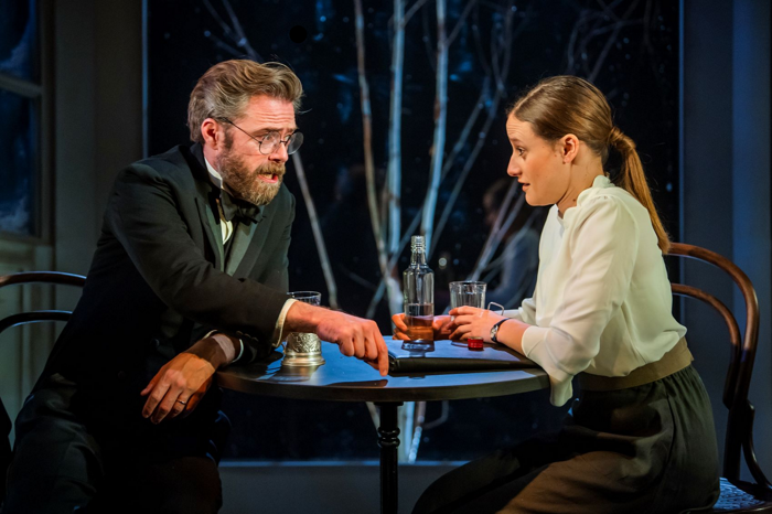 Rory Keenan and Mariah Gale in Afterplay. Photo: Tristram Kenton