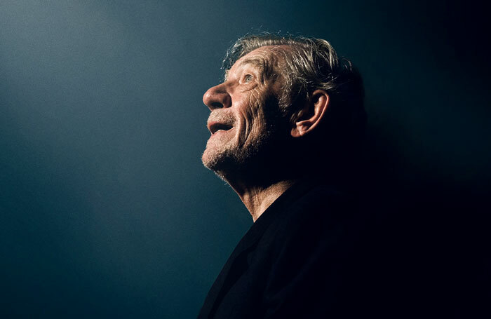 Ian McKellen on Stage at the Harold Pinter Theatre in London in 2019. Photo: Frederic Aranda