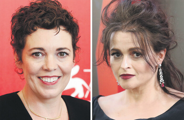 Olivia Colman and Helena Bonham Carter. Photos: Shutterstock