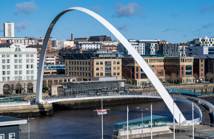 Gateshead quayside. Photo: Shutterstock