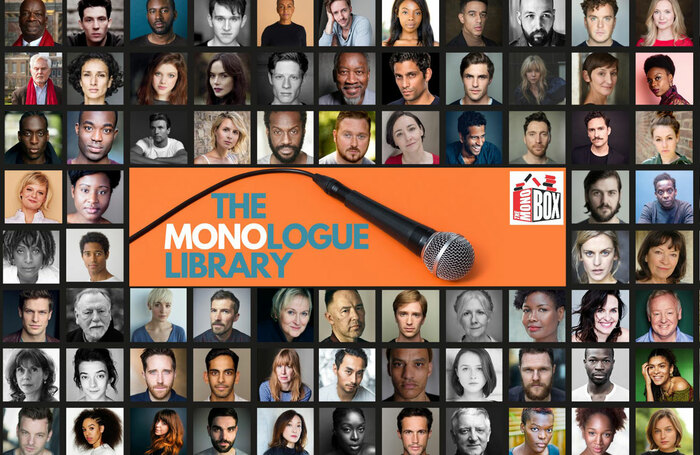 The monologue library includes more than 100 recordings performed by actors including Derek Jacobi, Sheila Atim and Denise Gough