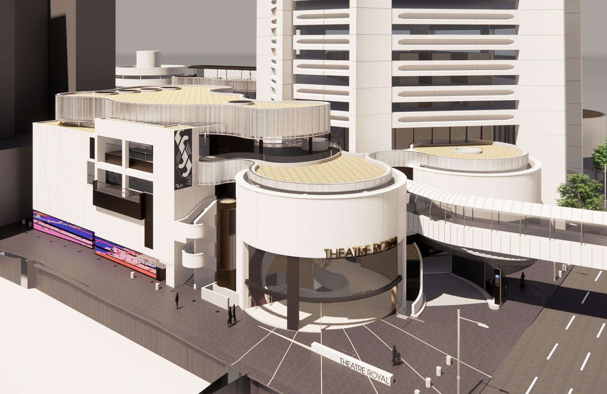 Artist's impression of Sydney’s Theatre Royal post-refurbishment