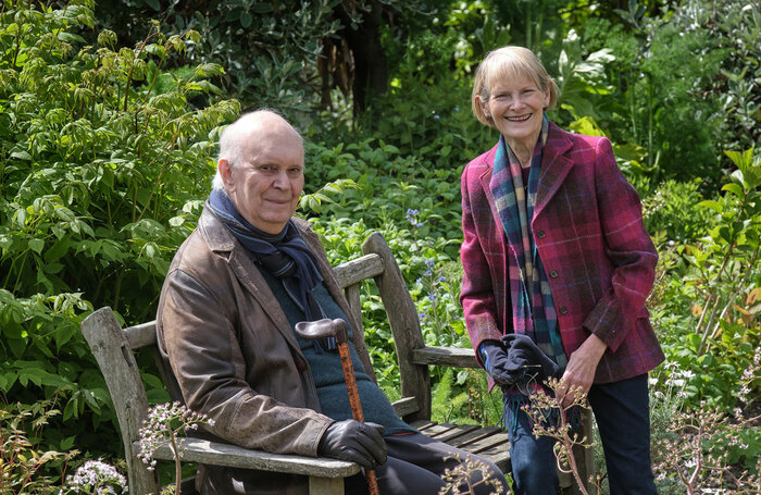 Alan Ayckbourn and Heather Stoney. Photo: Tony Bartholomew