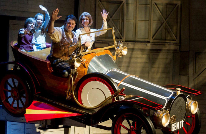 Jason Manford in Chitty Chitty Bang Bang during the touring stage show. Photo: Hansons