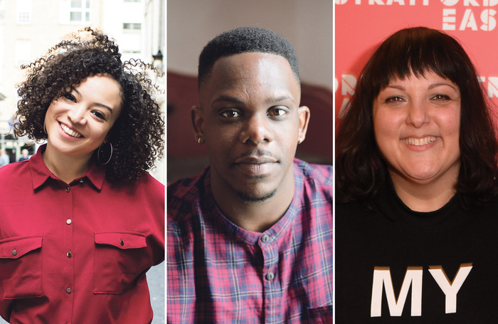 Lynette Linton, Roy Alexander Weise and Nadia Fall were among signatories to the letter to the culture secretary. Photos: Helen Maybanks/Sharron Wallace