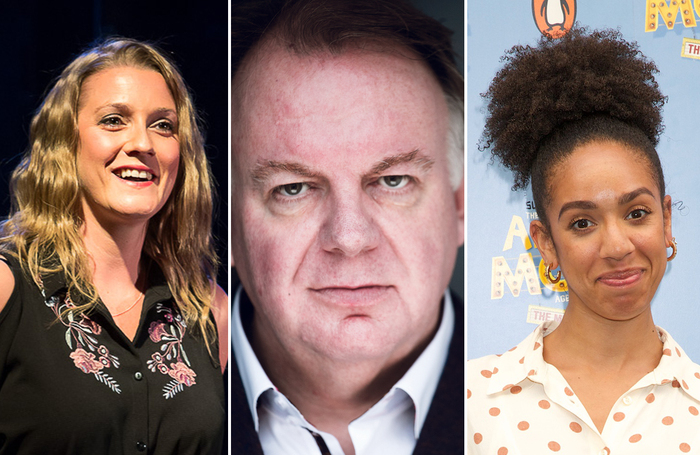 Alice Fearn, Paul Clayton, Pearl Mackie. Photos: Alex Rumford/Piers Allardyce