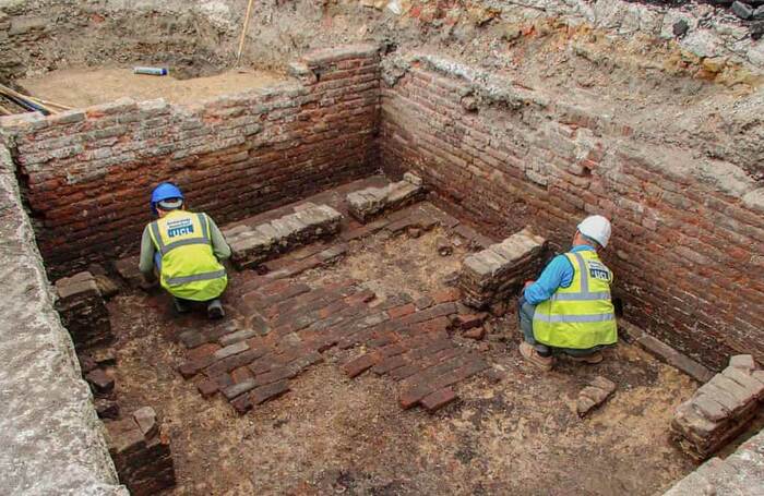 The Red Lion playhouse. Photo: UCL Archaeology South-East