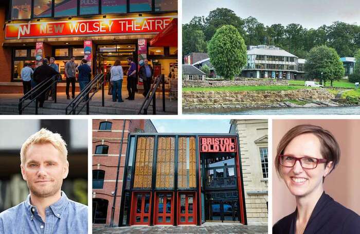 Ipswich's New Wolsey Theatre, Pitlochry Festival Theatre, Theatr Clwyd artistic director Tamara Harvey, Bristol Old Vic, Nottingham Playhouse artistic director Adam Penford