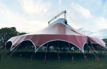 Forget buildings – circus tents are ideal for Covid-safe shows