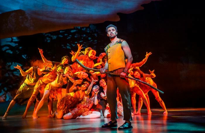 Luke Brady in the Prince of Egypt at the Dominion Theatre, London. Photo: Tristram Kenton