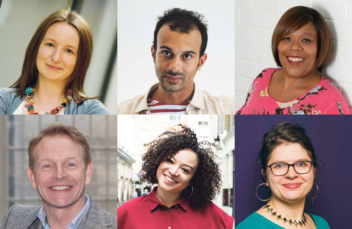 Top row: Sarah Brigham, Matthew Xia, Stella Kanu. Bottom row: Paul Hendy, Lynette Linton, Eleanor Lloyd