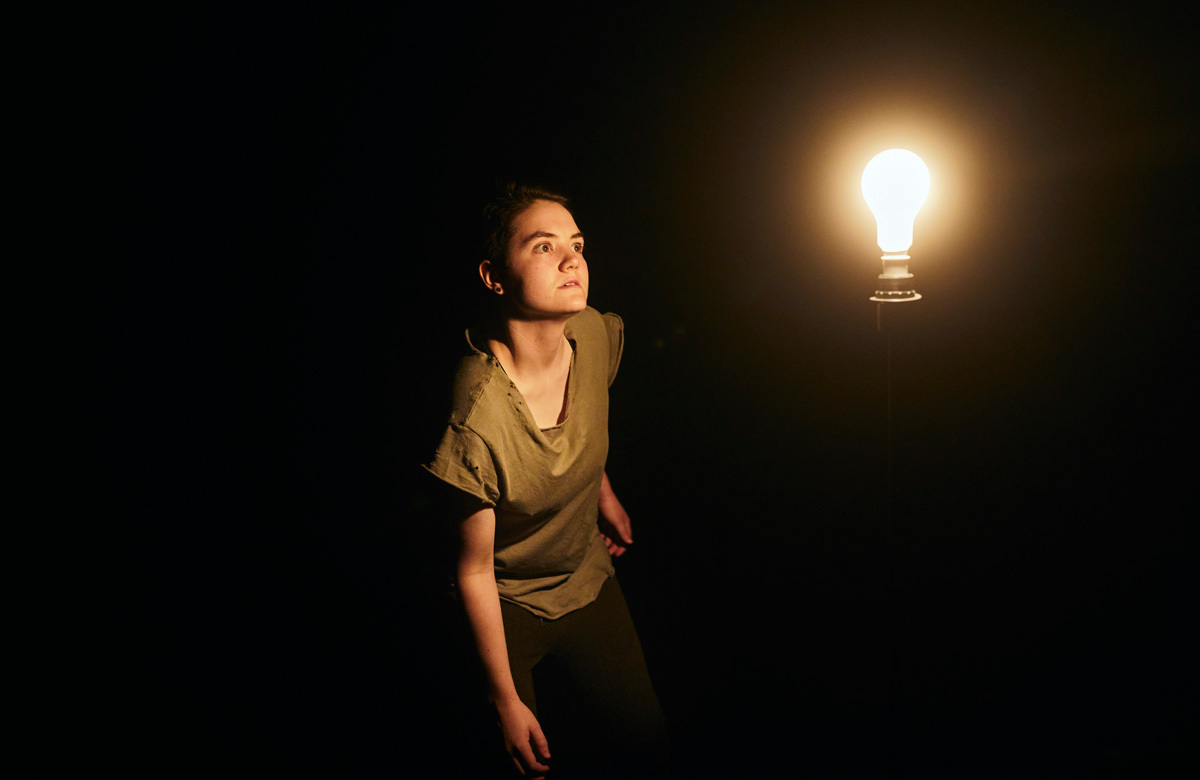 Afton Moran in NTS' Ghost Light. Photo: Pete Dibdin 