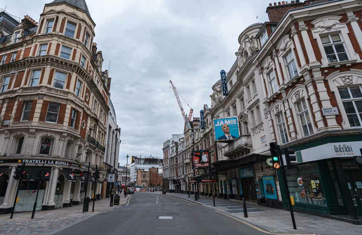 The Apollo Theatre, where Everybody's Talking About Jamie was running, will reopen first. Photo: Shutterstock