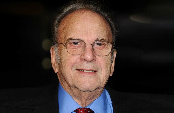 Ronald Harwood pictured in 2012. Photo: Steve Vas/Shutterstock