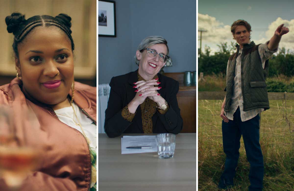 Saida Ahmed in Head Over Wheels, Julie Hesmondhalgh in The Importance of Being Honest and Tom Greig in Stile