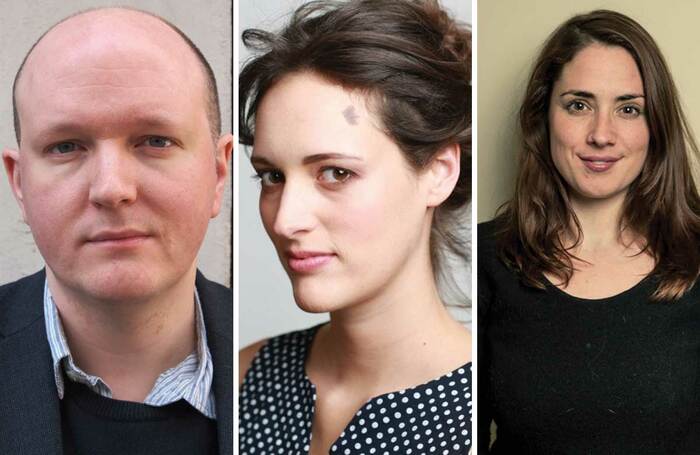 Mike Bartlett, Phoebe Waller-Bridge and Lucy Prebble (photo: The Other Richard) all started their careers in theatre