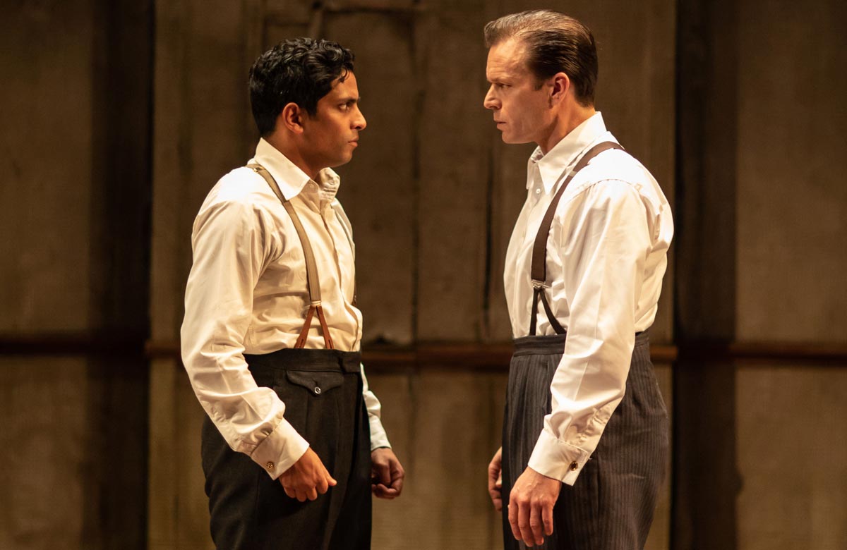 Shane Zaza and Alec Newman in The Dumb Waiter. Photo: Helen Maybanks