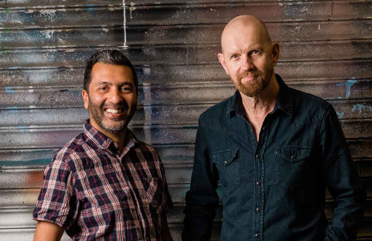 Amit Sharma, who has stepped down as deputy artistic director at Birmingham Repertory Theatre, and artistic director Sean Foley. Photo: Kris Askey