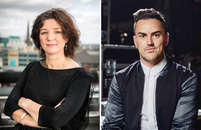 Birmingham Hippodrome's Fiona Allan (photo: Pamela Raith) and Norwich Theatre Royal's Stephen Crocker