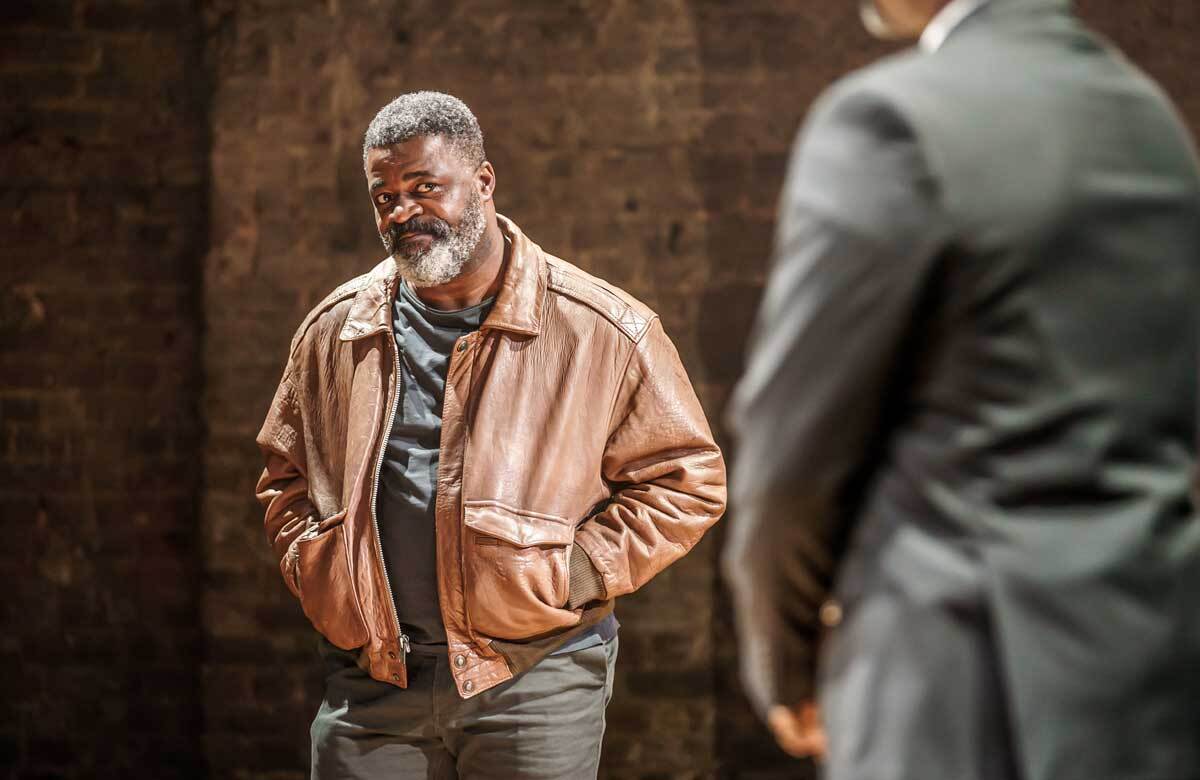 Danny Sapani and Adrian Lester in Hymn at London's Almeida Theatre. Photo: Mark Brenner