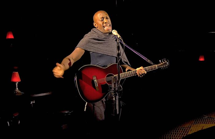 Giles Terera in Black Matter. Photo: Dan Poole