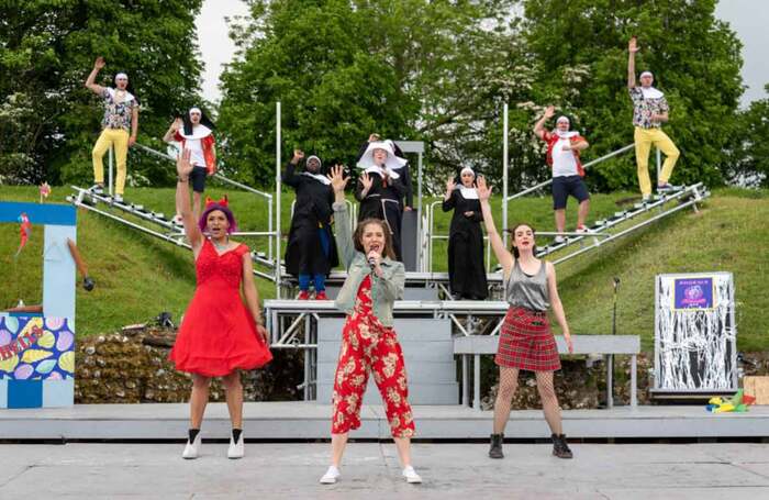 The Comedy of Errors at the Roman Theatre of Verulamium, St Albans. Photo: Pavel Goneski