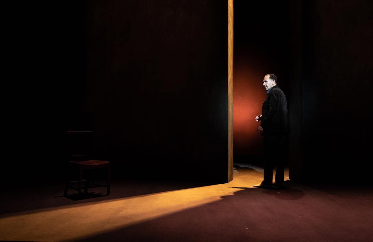 Ralph Fiennes in Four Quartets at Theatre Royal Bath. Photo: Matt Humphrey