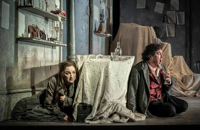 Ailish Tynan and Luis Chapa in Grange Park Opera's La Bohème. Photo: Marc Brenner